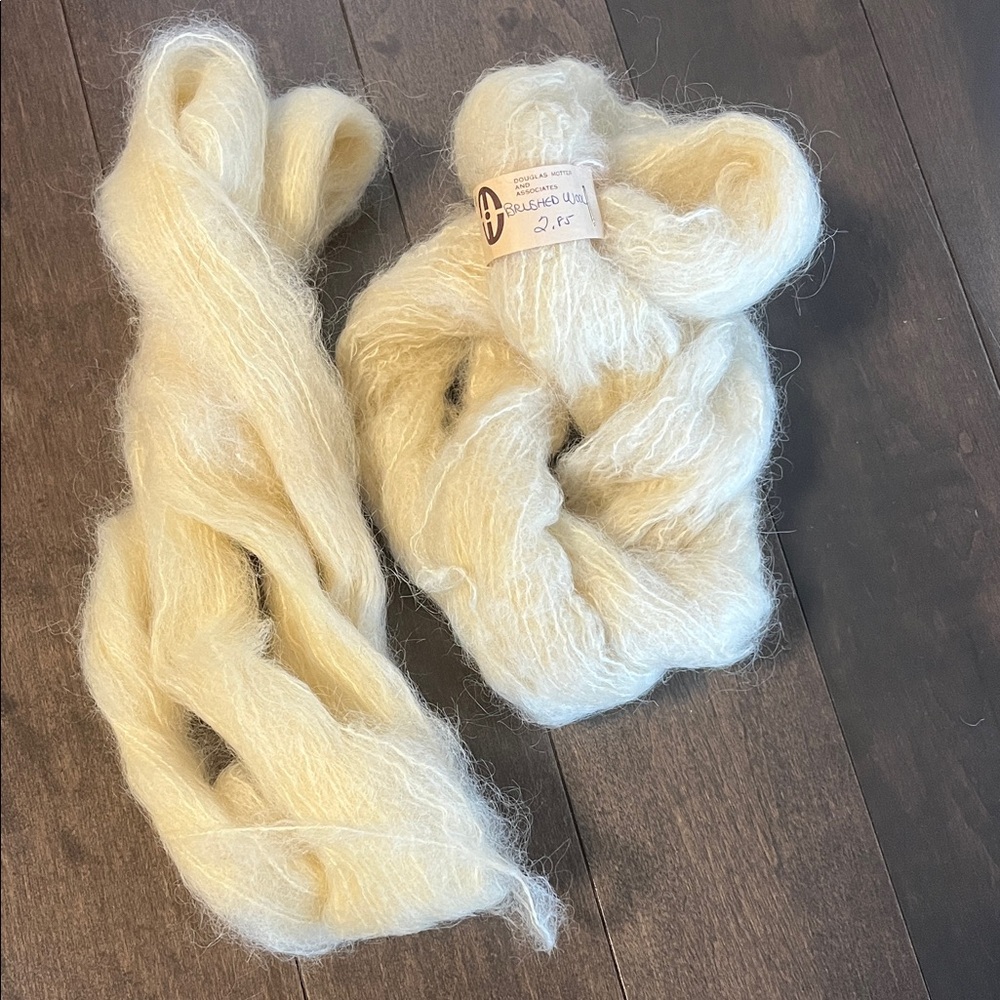 Brushed wool yarn by Doug Motter